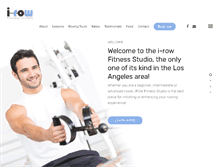 Tablet Screenshot of irowfitness.com